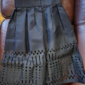 GIANFRANCO FERRÉ (2008) Unique Black Skirt Size 42 NWT $1,366 Retail AUTHENTIC